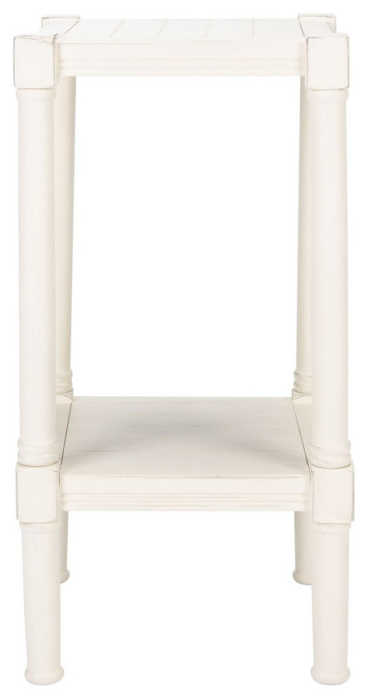 Safavieh Rafiki Square Accent Table, Distressed White