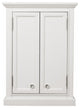 Derby 33 In. H x 24 In. W Bath Storage Wall Cabinet, Pure White