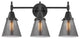 INNOVATIONS LIGHTING 447-3W-BK-G63-LED Caden 3 Light 26 inch Bath Vanity Light