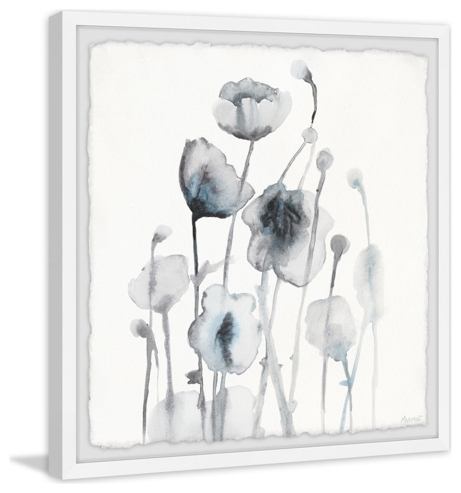 "Winter Leaves" Framed Painting Print, 24x24