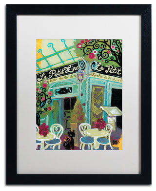 Natasha Wescoat 'Le Petit Zinc' Art, Black Frame, White Mat, 16x20