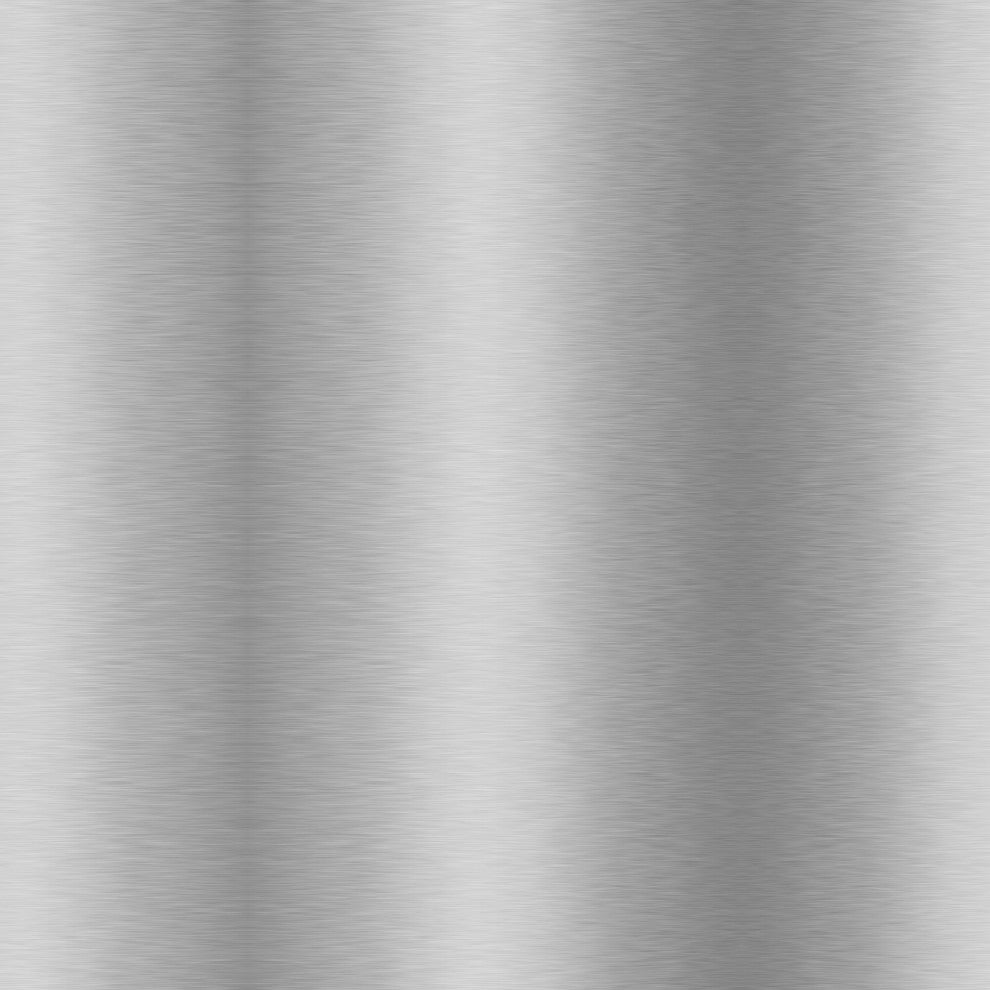 Nolagam Swivel Bar Stool, Brushed Stainless Steel With Light Gray Faux Leather