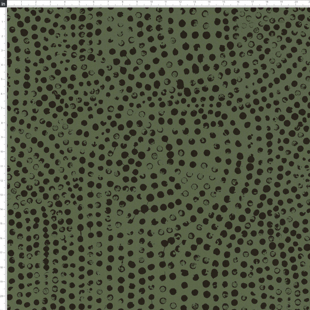 Dining Chair, Aussie Dot Sage Oga