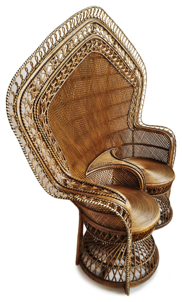 Tea Stained Double Peacock Chair