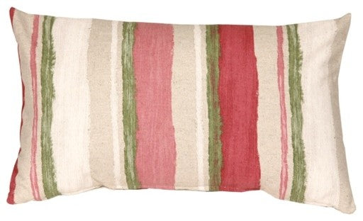 Pillow Decor - Albany Stripes 12 x 20 Throw Pillow
