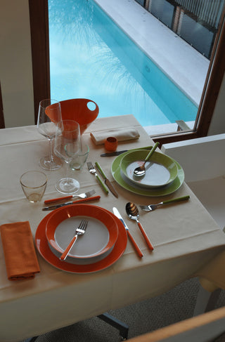 Fantasia Flatware Set, Carrot, 5 Pcs.