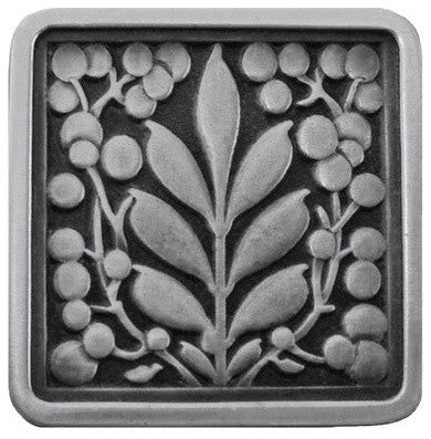 Mountain Ash Cabinet Knob, Antique Pewter