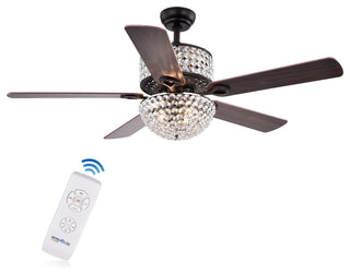 Laure Crystal Ceiling Fan