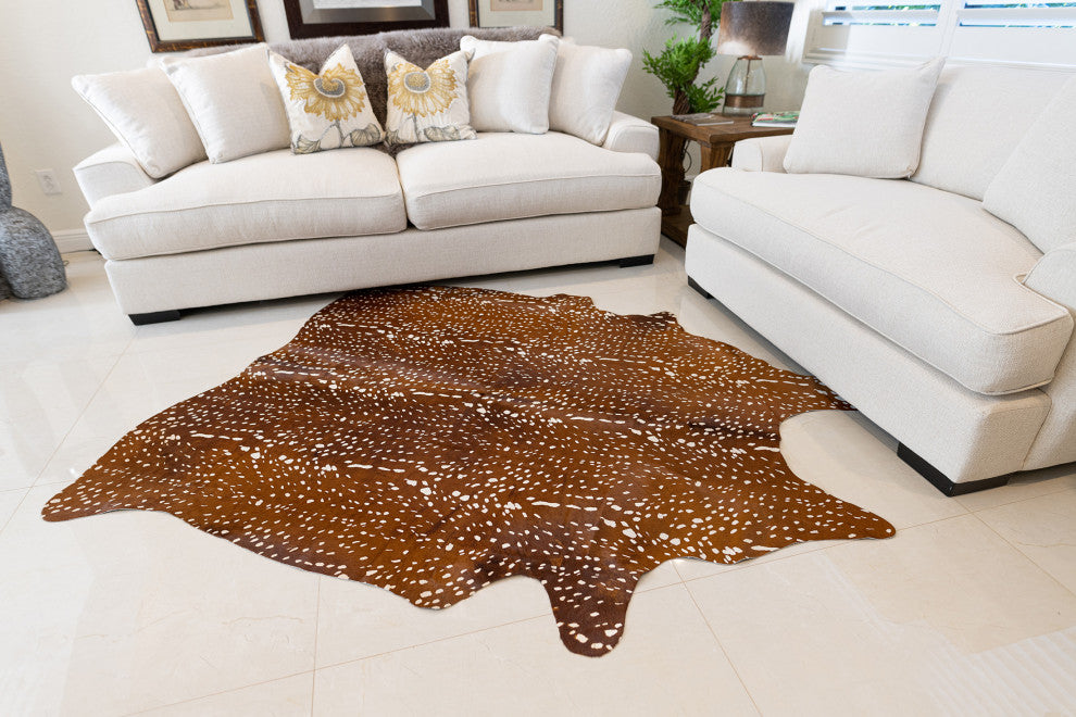 Animal Print Deer Rug - Cowhide Rug