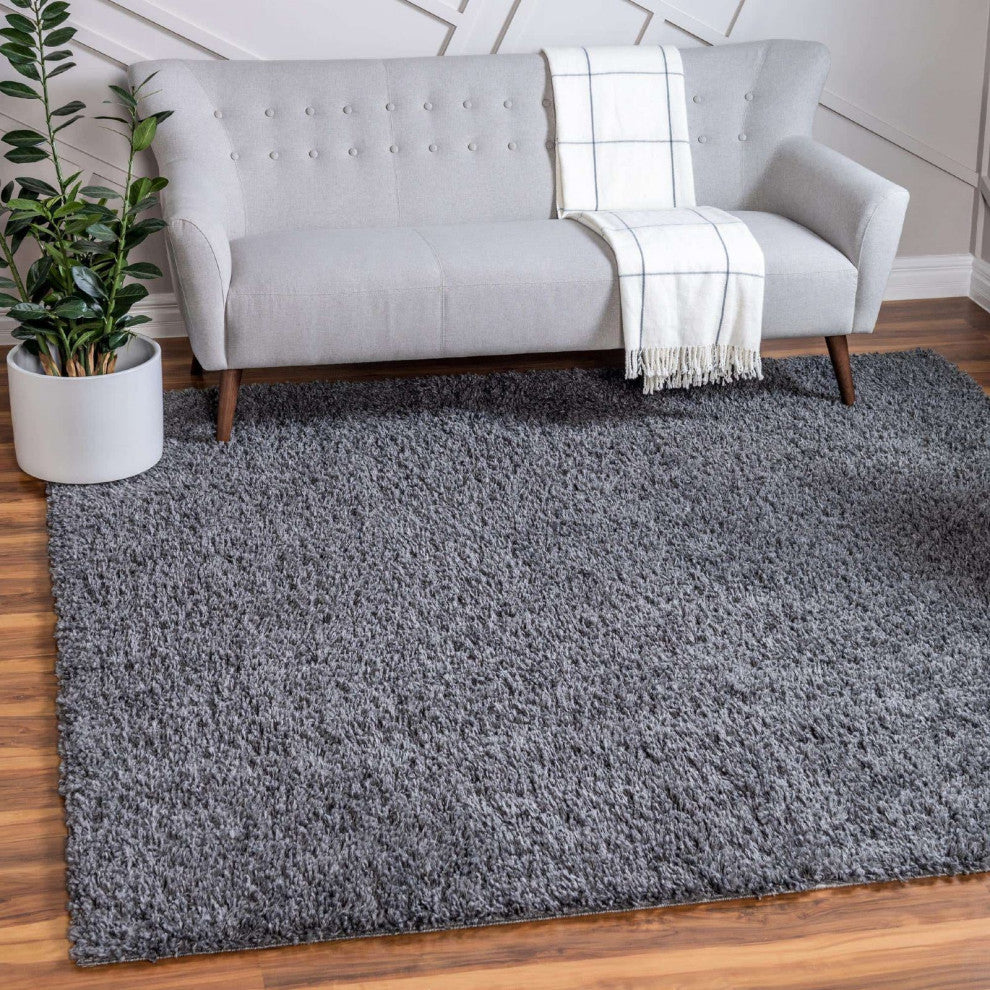 Shag Cushy 9'x12' Rectangle Pony Area Rug