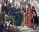 Dante Gabriel Rossetti Beatrice Meeting Dante at a Wedding Feast Wrapped Canvas