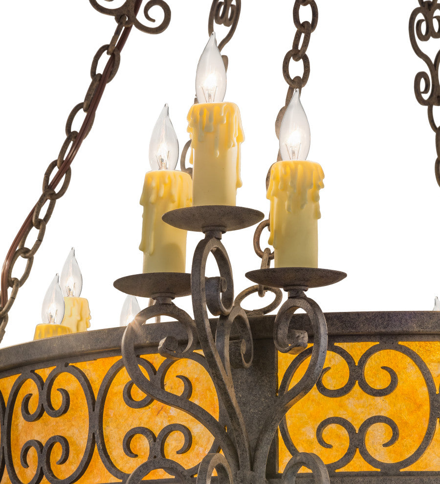 48W Isabo 24 LT Two Tier Chandelier