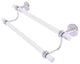 Clearview 24" Double Towel Bar, Polished Chrome