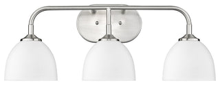 Golden Lighting 6956-BA3 WHT Zoey 3 Light 25"W Bathroom Vanity - Olympic Gold