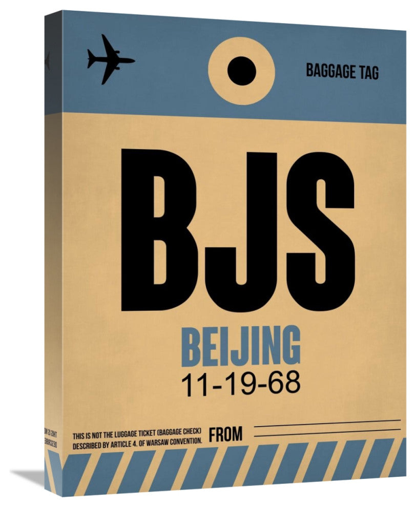 "BJS Beijing Luggage Tag 2" Fine Art Print