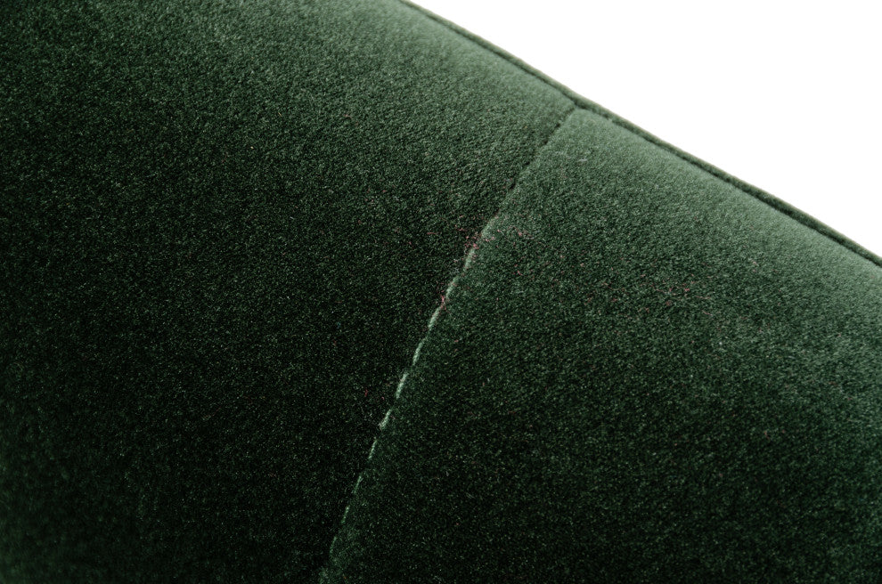 Modrest Danube Modern Jade Green Fabric Dining Chair