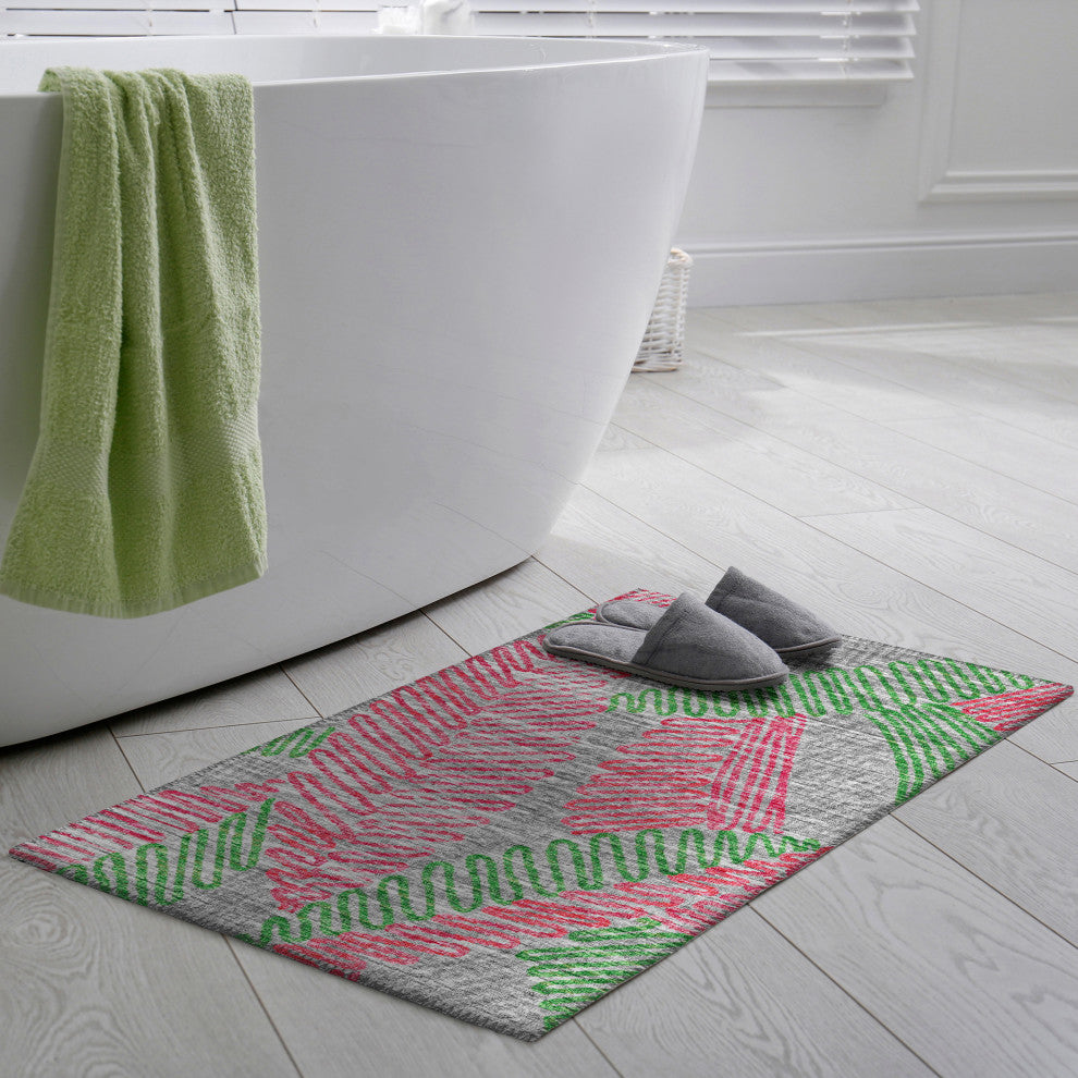 Indoor/Outdoor Sedona SN11 Fruity Machine Washable 1'8" x 2'6" Rug