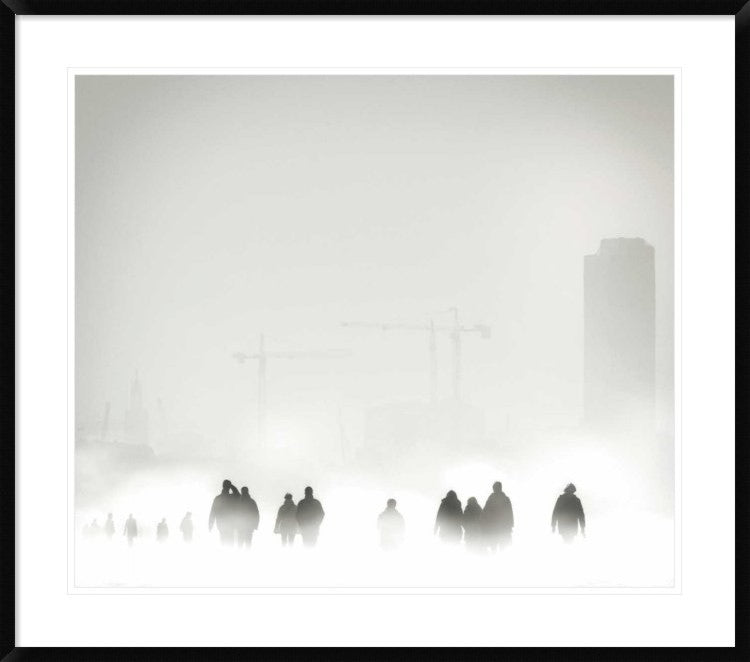 "Atmosphere" Framed Digital Print by Piet Flour, 38x33"
