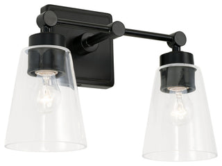 Capital Lighting 121821-432 2 Light 10" Tall Bathroom Vanity - Matte Black