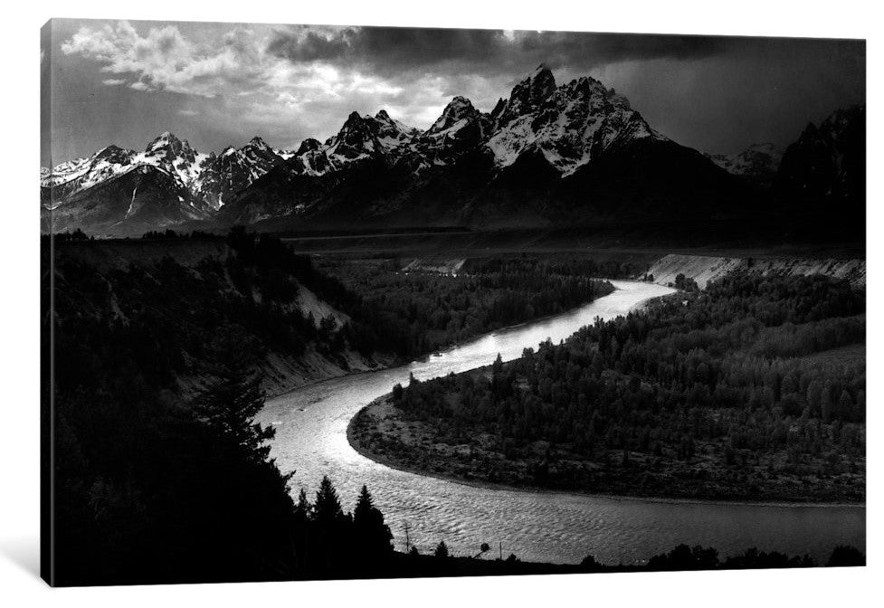 The Tetons - Snake River by Ansel Adams