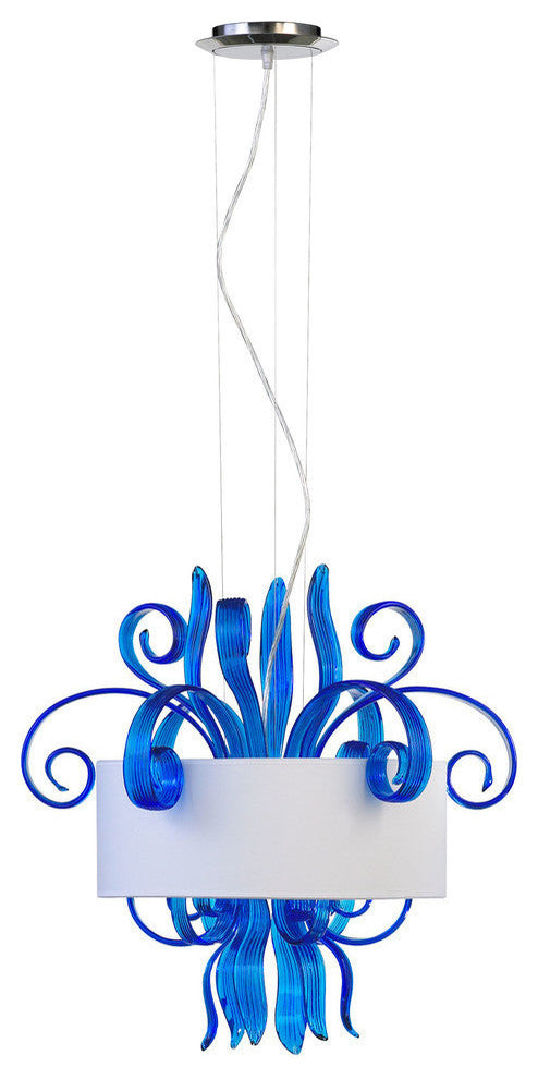 Cyan Design 04395 Jellyfish Cyan Small Pendant