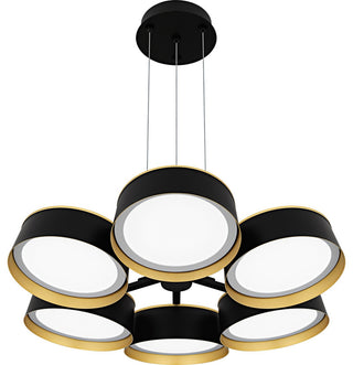 Byrnes LED Chandelier in Matte Black