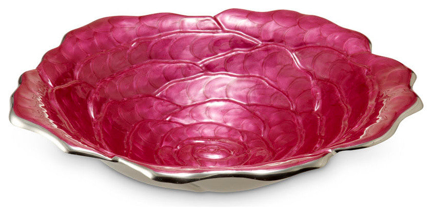 Rose 15" Bowl, Raspberry