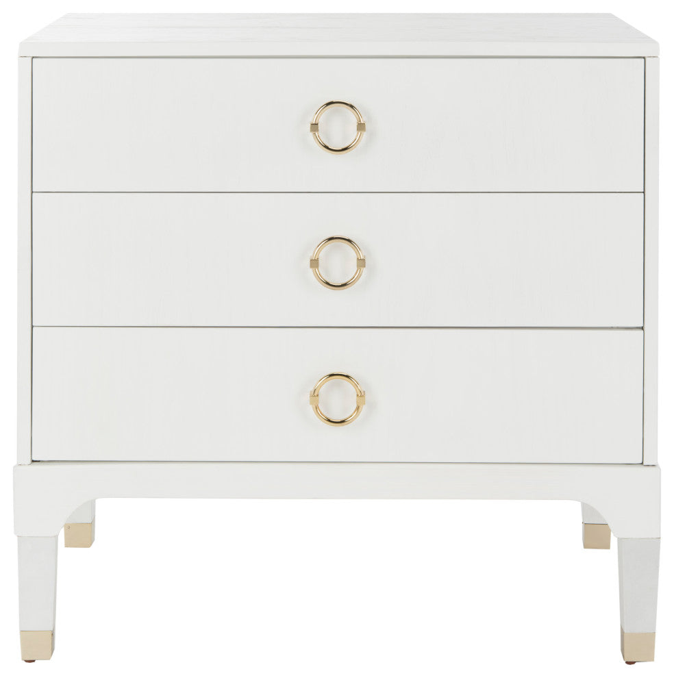 Safavieh Lorna Night Stand, White