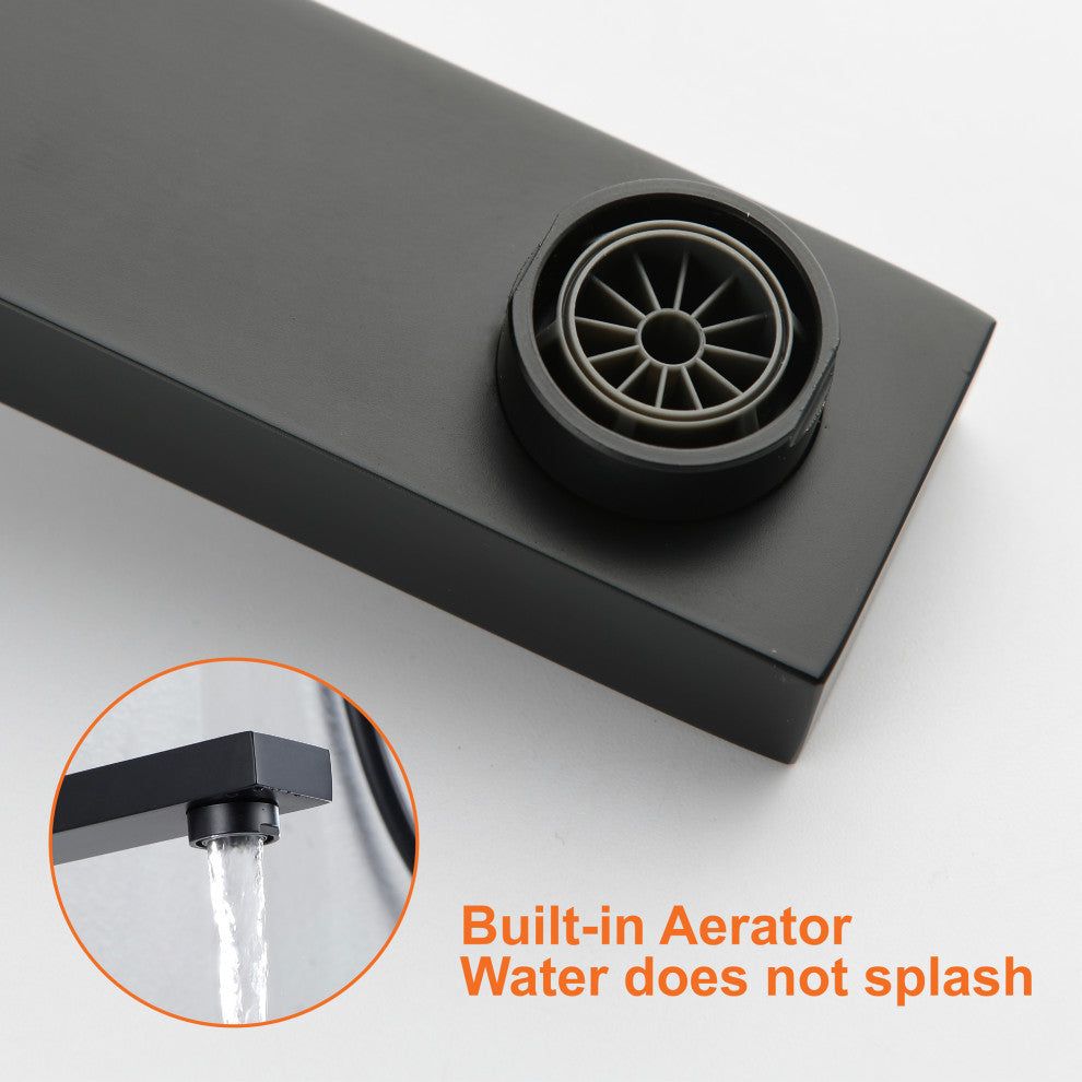 10" Shower System With Shower, Matte Black