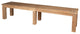 Reclaimed Teakwood Backless Bench, 108"