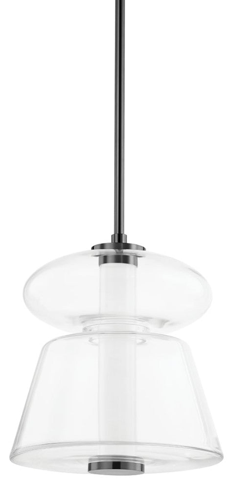 Palermo Small 1-Light Pendant Black Nickel