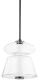 Palermo Small 1-Light Pendant Black Nickel