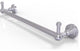 Dottingham 24" Towel Bar with Integrated Hooks, Satin Chrome