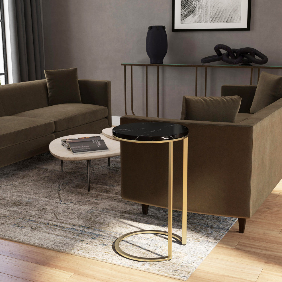 Shounderia Marble Accent Table
