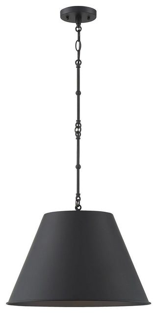 Savoy 7-132-1-89, Alden 1 Light Black Pendant