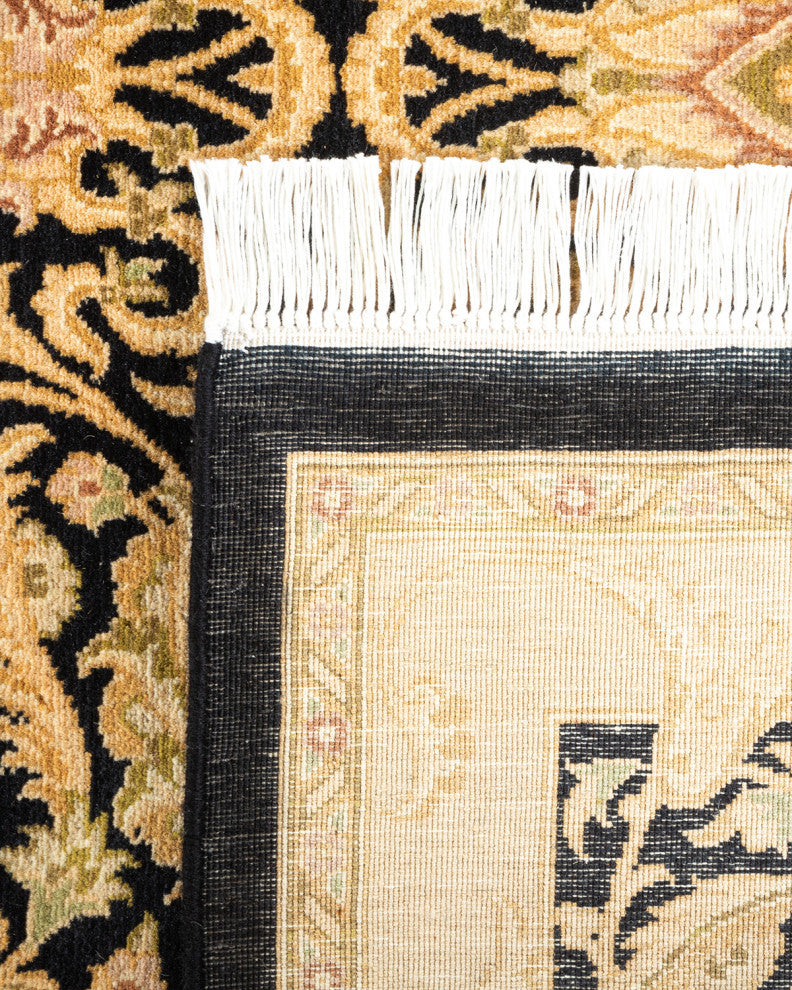 Mogul, One-of-a-Kind Hand-Knotted Area Rug Black, 8'1"x10'0"