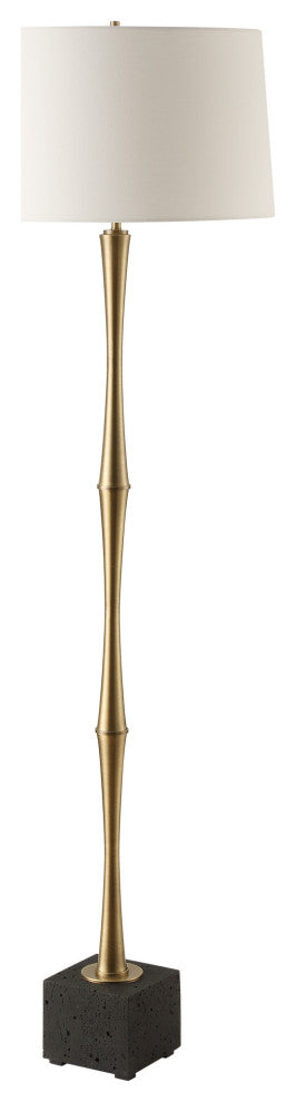 Uttermost Shino Antique Brass Floor Lamp