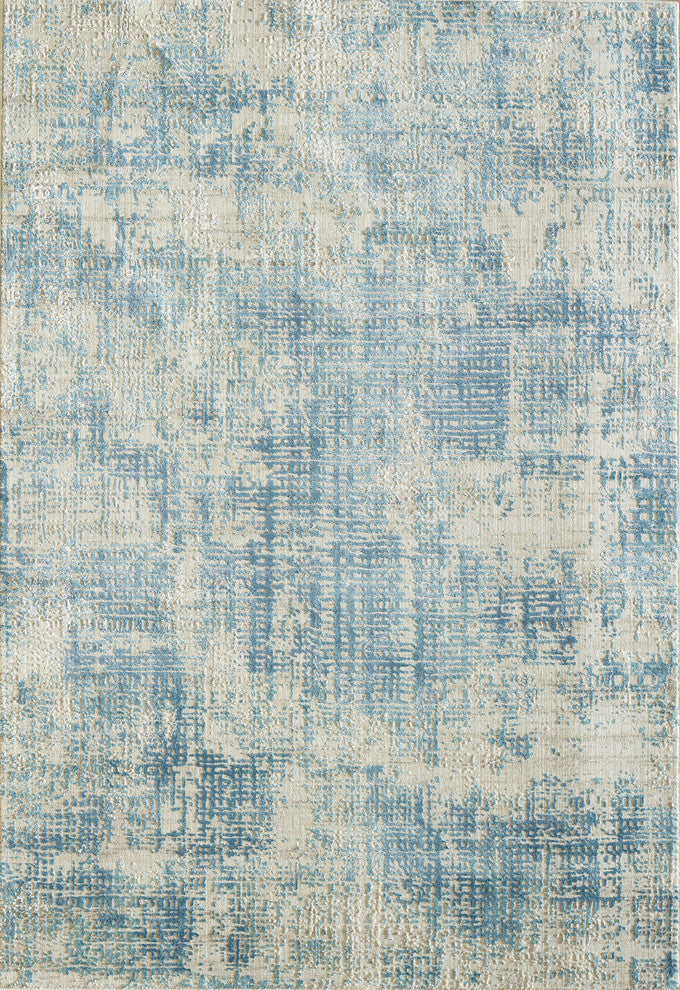 Quartz 27035-150 Area Rug, Blue, 6'7"X9'6"