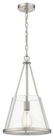Innovations 383-1S-SN-G384A-12CL-LED 1 Light Mini Pendant, Brushed Satin Nickel