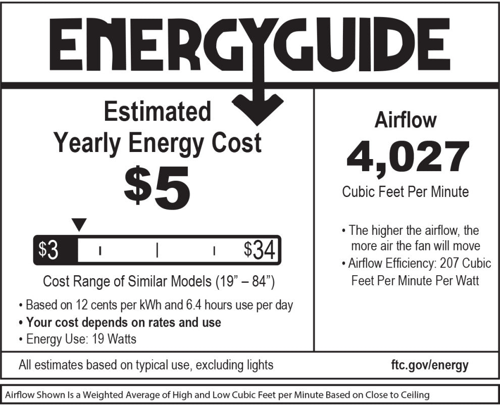Hinkley Hover 60" Integrated LED Flush Mount Ceiling Fan, Matte White