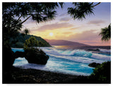 "Sunset Coast 3" by Anthony Casay, Canvas Art, 24"x18"