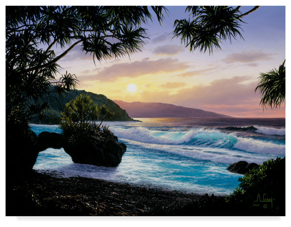 "Sunset Coast 3" by Anthony Casay, Canvas Art, 24"x18"