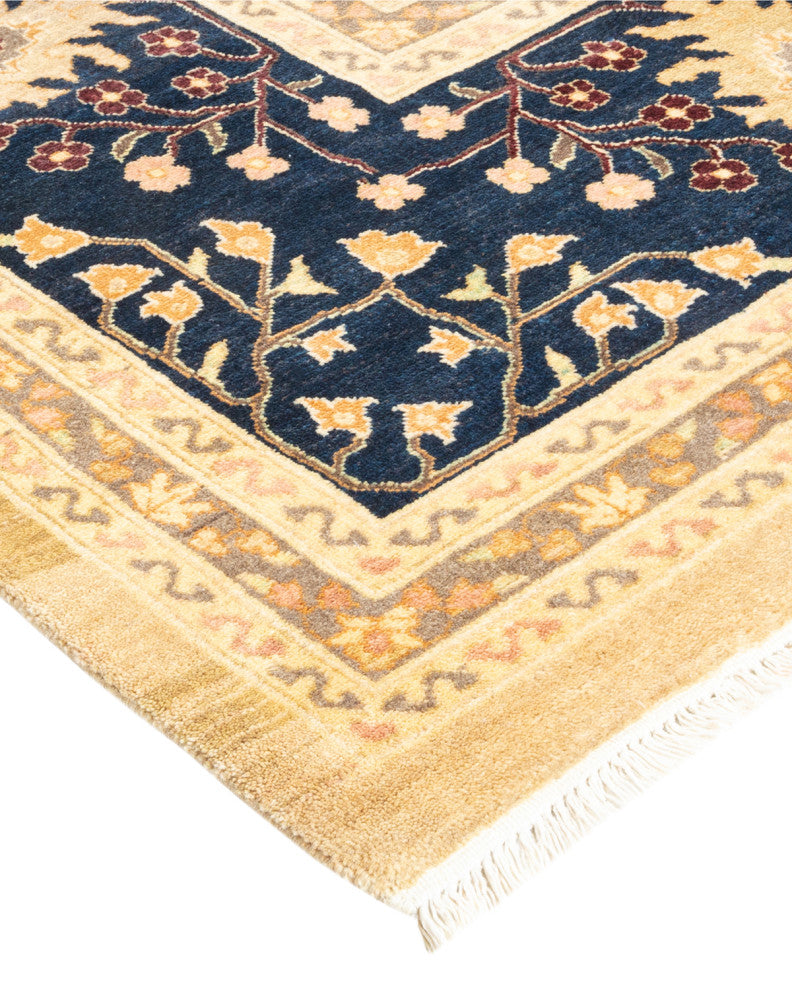Mogul, One-of-a-Kind Hand-Knotted Area Rug Yellow, 9'3"x12'1"