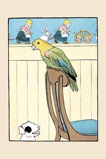 Polly Parrot- Fine Art Giclee Print 24" x 36"