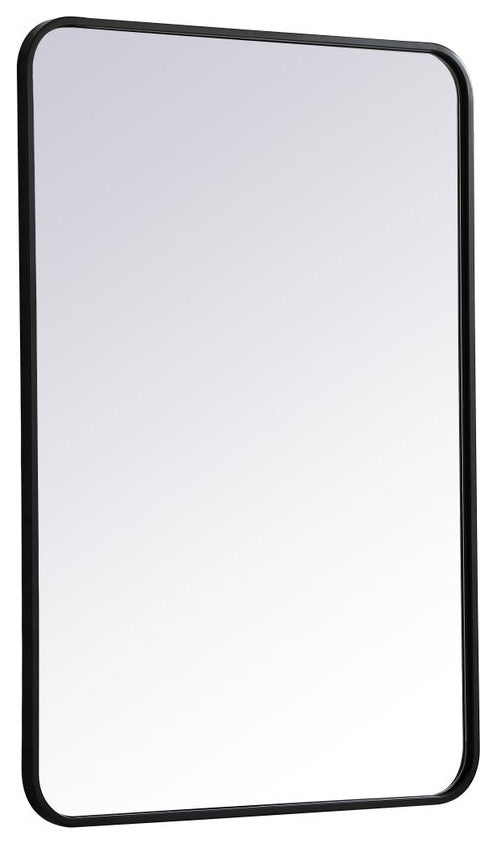 Elegant Decor Evermore Vanity Mirror Black