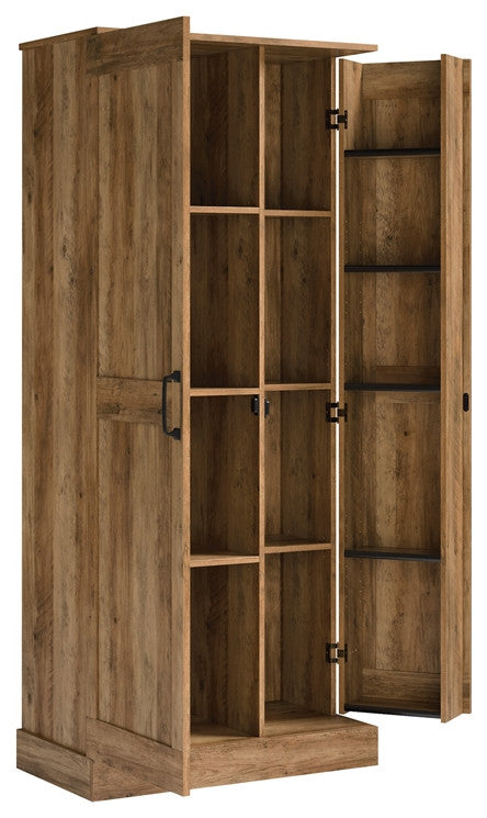 Sauder Miscellaneous Storage Engineered Wood Storage Cabinet in Rural Pine