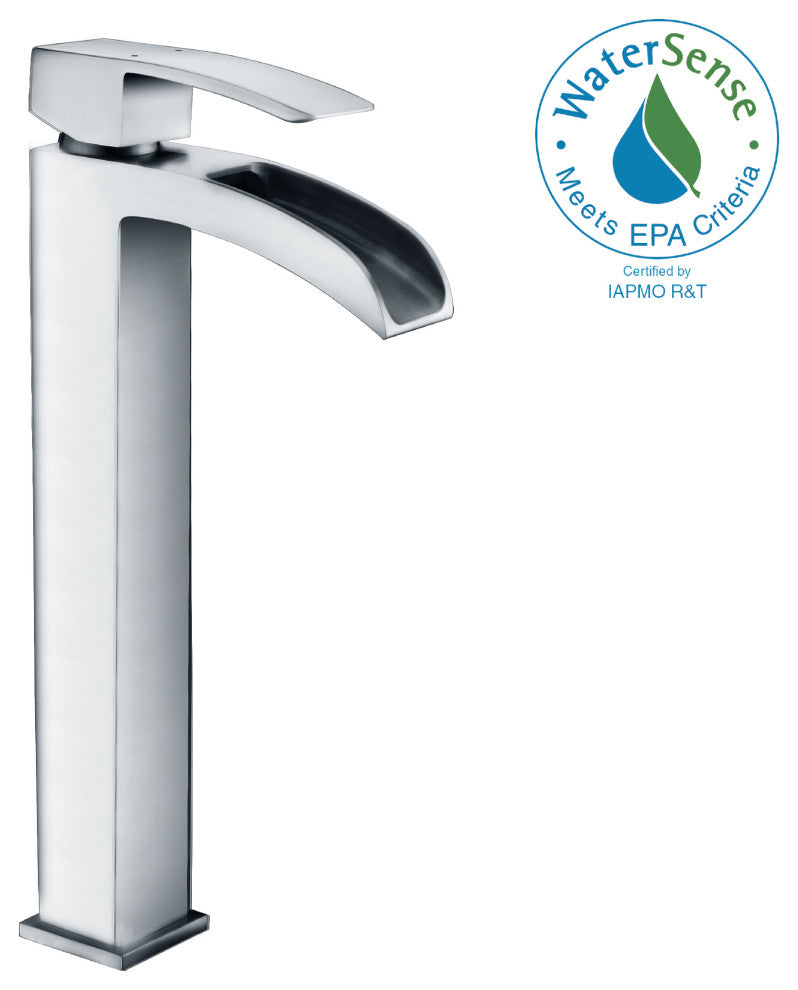 Key Series Single Handle Vessel Sink Faucet in Polished Chrome