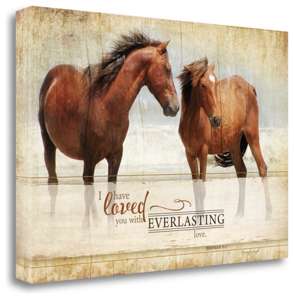 "Everlasting Love" By Jennifer Pugh, Giclee Print on Gallery Wrap Canvas