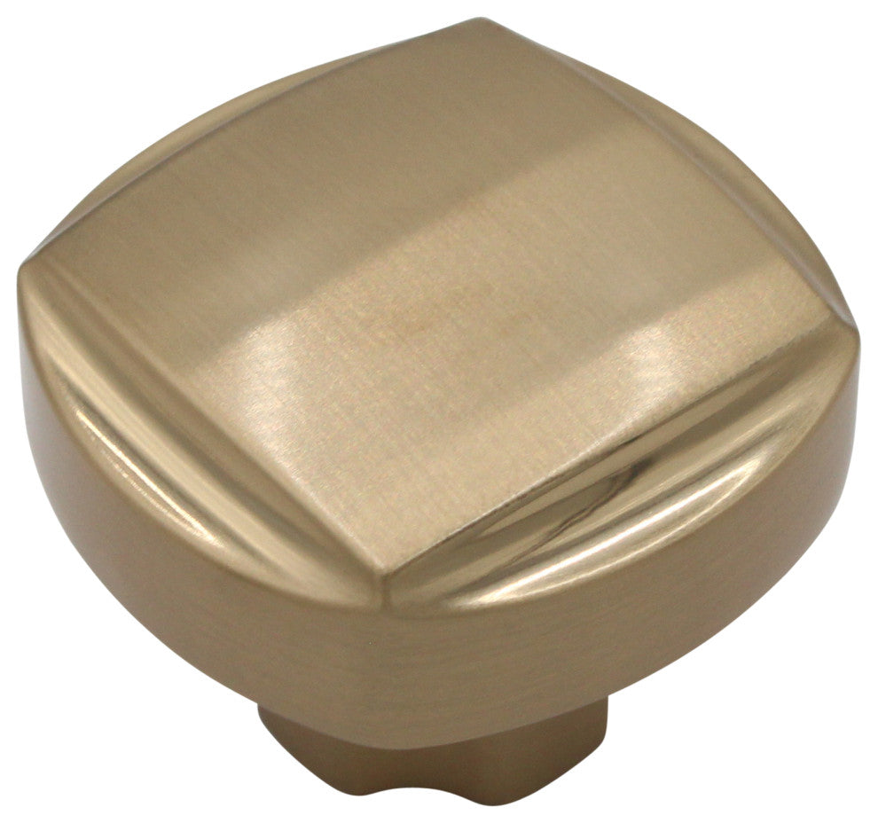 Breton Knob, Satin Brass