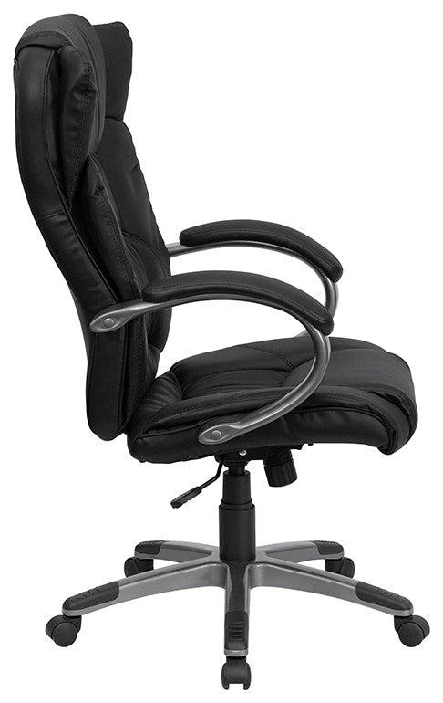 Black High Back Leather Chair